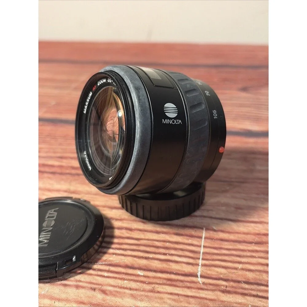 Minolta AF 35-105mm f/3.5-4.5 Zoom SLR Lens For Minolta Sony A W/ Caps